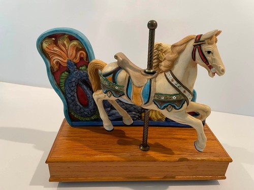 Vintage carousel horse music - vintage,