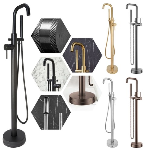 Freestanding bath shower mixer - bath,