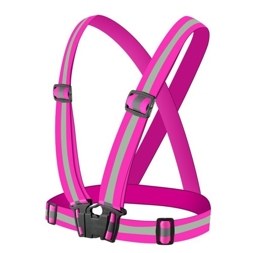 Neon body harness - harness, pink