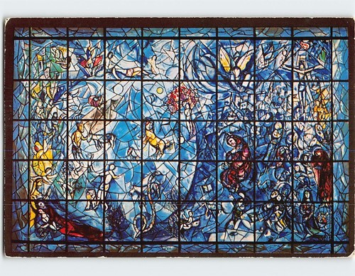 Postcard stained glass - postcard,