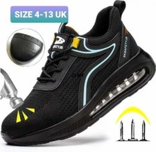 Lightweight Safety Trainers Boots Shoes Steel Toe Cap Men Women Work Boots UK