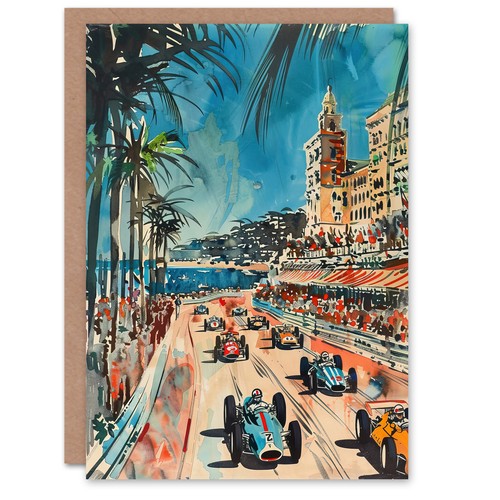 Greeting card monaco - greeting,