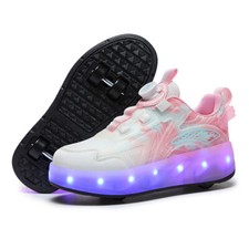 LED 4 Wheels Boys Girls Skates