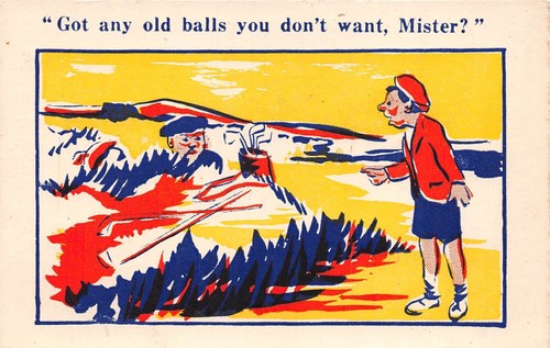 Postcard donald mcgill - postcard, golf
