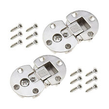 2x Semi-Circular Hinges 90°