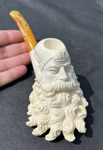Vintage carved block - carved,