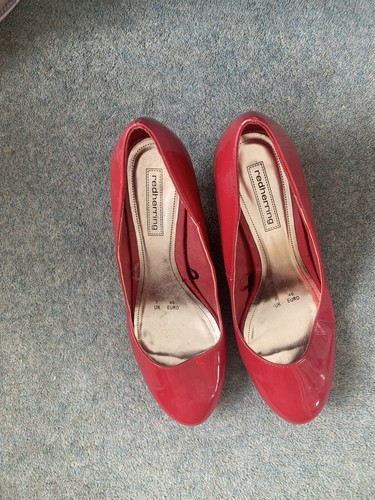 Womens red patent - red,