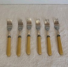 Fish Forks Set Of 6 With Faux