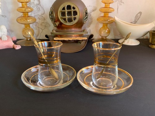 Vintage turkish tea coffee - vintage,