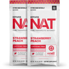 🔥Pruvit KETONES 🔥FAT LOSS (20) - 🍓STRAWBERRY PEACH🍑- Caffeine Free