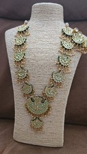 Indian jewellery mala rani haar  necklace earrings meenakari Wedding Bollywood 