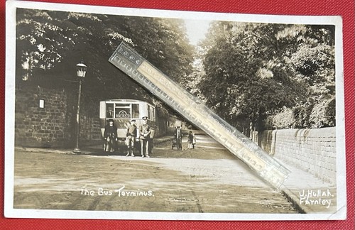 Farnley motor bus terminus - bus,