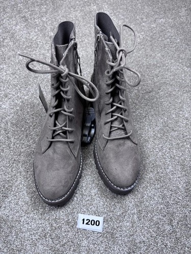 Primark stylish grey lace - grey, lace-up