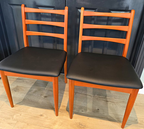 Pair vintage schreiber dining - pair,