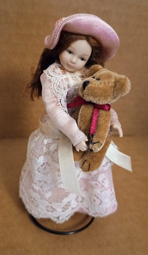 Victorian little girl holding - girl,