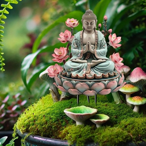 Garden buddha yard sign crafts - sign,