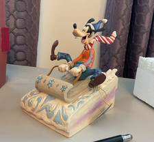 Disney Traditions A Wild Ride (Goofy Sledding), no. 6008974,  perfect condition