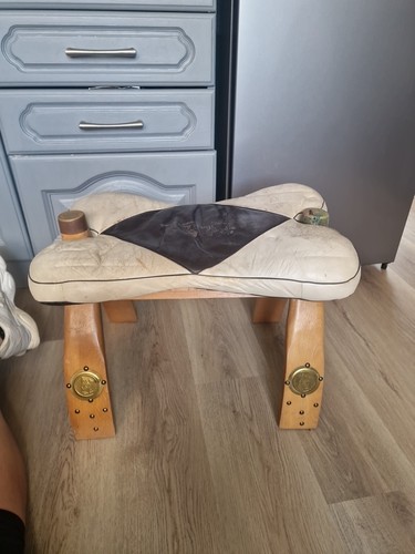 Vintage camel folding saddle - vintage,