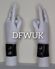 Latex Black Straps Pair of