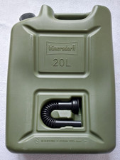 Hunersdorff 20L 5 Gallon Plastic Green Fuel Petrol Diesel Jerry Can Container