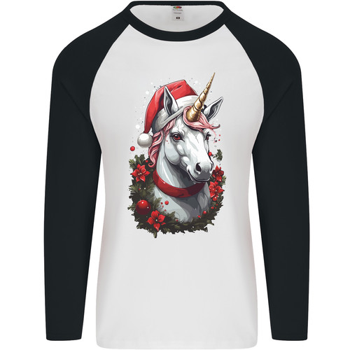 Christmas unicorn wreath - christmas,