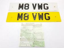 PRIVATE NUMBER PLATE VW VOLKSWAGEN GOLF - M8VWG - MATE - Cherished Personal Reg