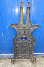 Antique Cricket Still Scoring cast iron metal mangle side end