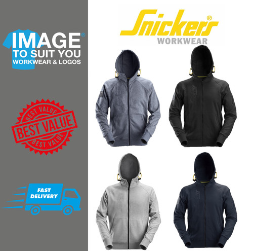 Snickers 2880 logo zip hoodie - 2880,