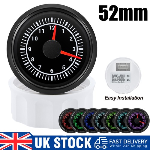 52mm universal clock - clock, gauge