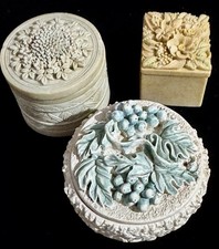 Set of 3 Hand Carved Soapstone