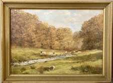 Vintage Oil Painting On Board