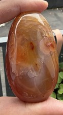 Carnelian Crystal  Palm-stone