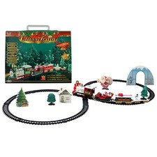 Electric Locomotive Cargo Toy Train Set for Kids with Sounds & LED Lights