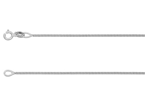18ct white gold necklace chain - necklace,
