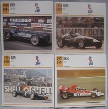 BRM Collectors Classic Car Cards set Edito Service