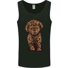 Dogs Cute Labradoodle Puppy Mens Vest Tank Top