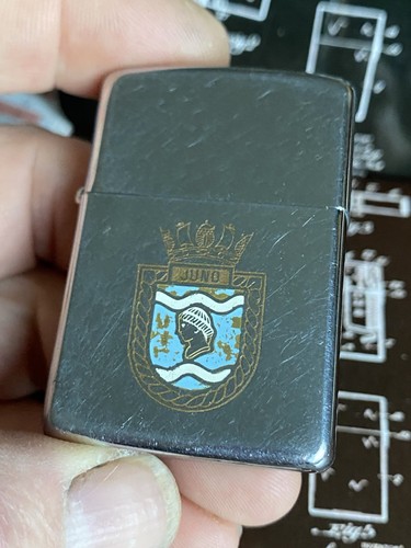 Hms juno f52 zippo lighter - zippo,