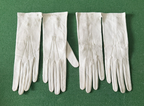 Antique stitched soft white - antique,