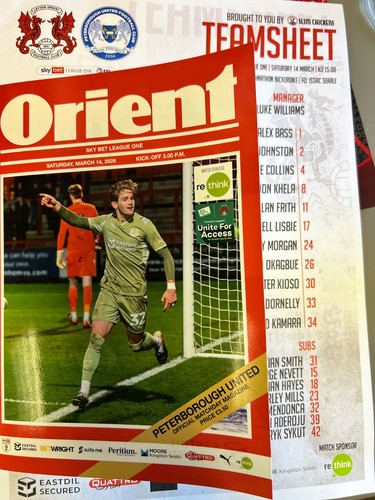 Leyton orient peterborough - orient,