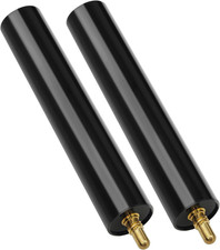 Snooker Cue Extension Set of 2, Plastic Billiard Pool Cue Extension, Snooker Cue