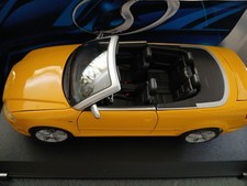 Maisto 1:18 Scale Audi RS4 Yellow. Model In Mint Condition, Box, Good Condition