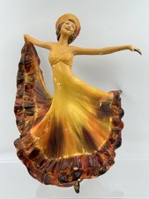 Vintage Wade Zena 3 Cellulose Dancing Lady Ornament Figure 1930s