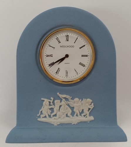 Wedgwood jasper table clock - jasper,