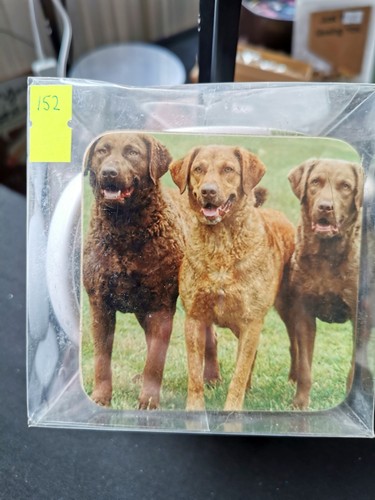 Cup coaster set with print - &,