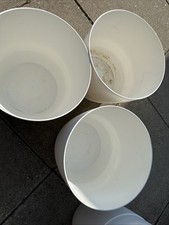 3 X White Small Barrel