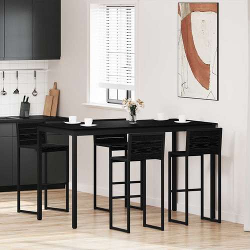 Dining table black - dining, oak