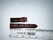 Original NEW Gerald Genta Brown Croco Strap