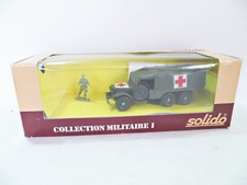 SOLIDO 6024 'DODGE 6x6 ARMY/MILITARY AMBULANCE WITH FIGURE' 1:43? MIB/BOXED.
