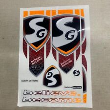 SG Cricket bat Stickers 3D