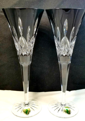 Waterford lismore black flute - lismore,